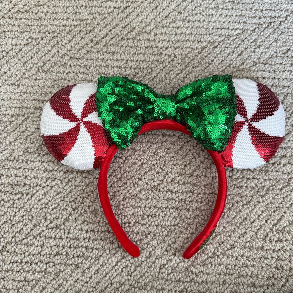 Disney Festive Red and Green Sequin Headband